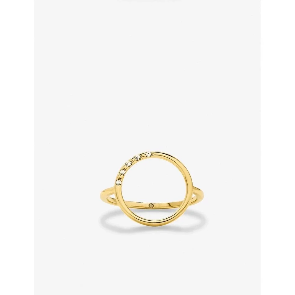 NWT Bryan Anthonys Circle Ring / Size 8 / Dustbag & Box Included